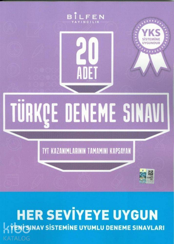 Bilfen Yayınları TYT Türkçe 20 li Deneme Sınavı