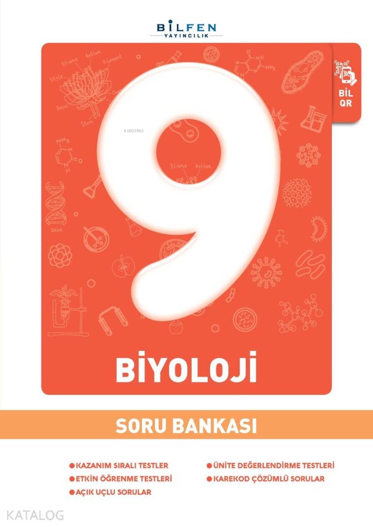 Bilfen Yayınları 9. Sınıf Biyoloji Soru Bankası Bilfen