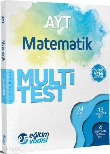 Eğitim Vadisi Yayınları AYT Matematik Multi Test Eğitim Vadisi 