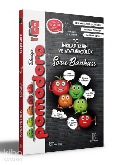 8.Sınıf Pomodoro İnkilap Tarihi Soru Bankası Benim Hocam Yayınları