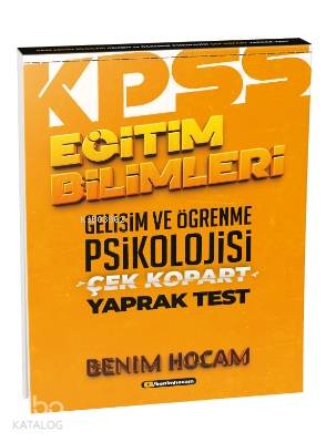2021 Eğitim Bilimleri Gelişim ve Öğrenme Psikolojisi Çek Kopart Yaprak Test