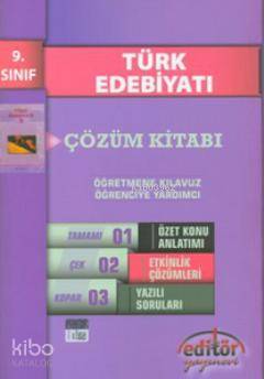 Türk Edebiyatı Çözüm Kitabı 9. Sınıf