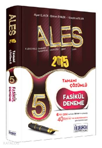 Ales Tamamı Çözümlü 5 Fasikül Deneme Sınavı