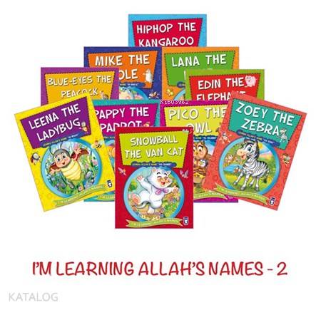  Im Learning Allahs Names Set 2 | Im Learning Allahs Names Set 2 | Nur Kutlu | Şebnem Kanoğlu | Süleyman Özkonuk | Timaş Kids | 9786050813531 