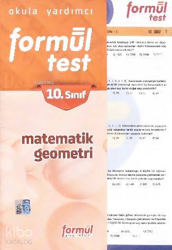 10. Sınıf Matematik - Geometri Yaprak Testler