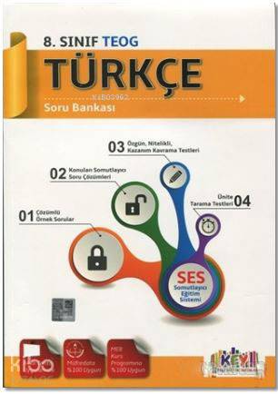8. Sınıf Türkçe Soru Bankası; Somutlayıcı Eğitim Sistemi