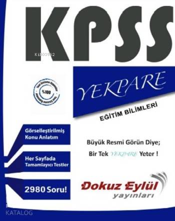 KPSS 2017 Yekpare Eğitim Bilimleri; Konu+Soru ve Daha Fazlası