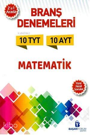 Başarıyorum Yayınları Tyt Ayt Matematik 10 Lu Denemeleri Başarıyorum