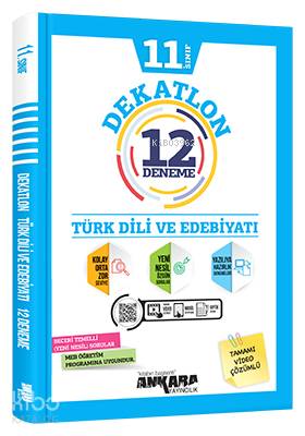  11Sınıf Dekatlon Türk Dili ve Edebiyatı 12 Deneme | 11Sınıf Dekatlon Türk Dili ve Edebiyatı 12 Deneme | Yusuf Can Seven | Ankara Yayıncılık (Hazırlık) | 9786052663325 