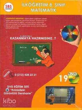 SBS 8. Sınıf Matematik Görüntülü DVD Seti (19 DVD)