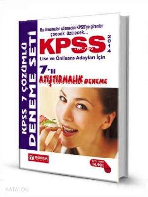 KPSS Lise ve Önlisans 7li Atıştırmalık Çözümlü Deneme 2014