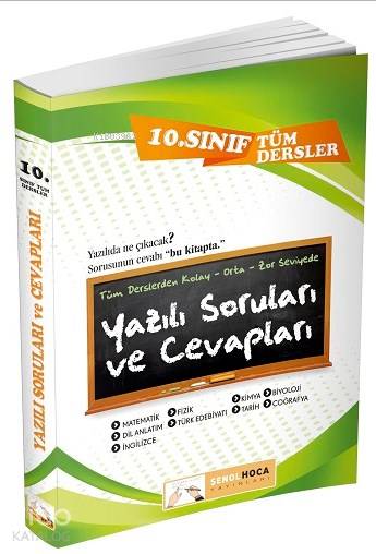 10. Sınıf Tüm Dersler Yazılı Soruları ve Cevapları