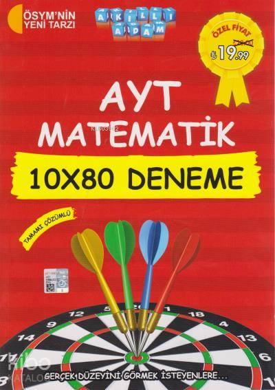 AYT Matematik 10x80 Deneme 2018; Tamamı Çözümlü