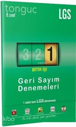 Tonguç Yayınları 8. Sınıf LGS Geri Sayım Denemeleri 1 Tonguç 