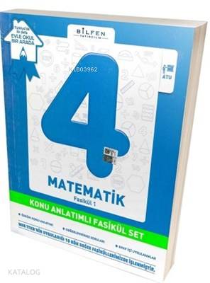 Bilfen - 4. Sınıf Matematik Konu Anlatımlı Fasikül Set Ve Ödev Fasikül