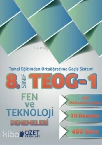 8. Sınıf TEOG 1 Fen ve Teknoloji Denemeleri