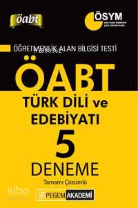 KPSS ÖABT Türk Dili ve Edebiyatı Tamamı Çözümlü 5 Deneme 2014