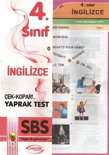 4. Sınıf İngilizce Yaprak Testler