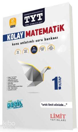 Limit Yayınları TYT Kolay Matematik 1. Kitap Konu Anlatımlı Soru Bankası Limit 