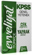 2020 Evveliyat KPSS Genel Yetenek Türkçe Çek Kopar Yaprak Test