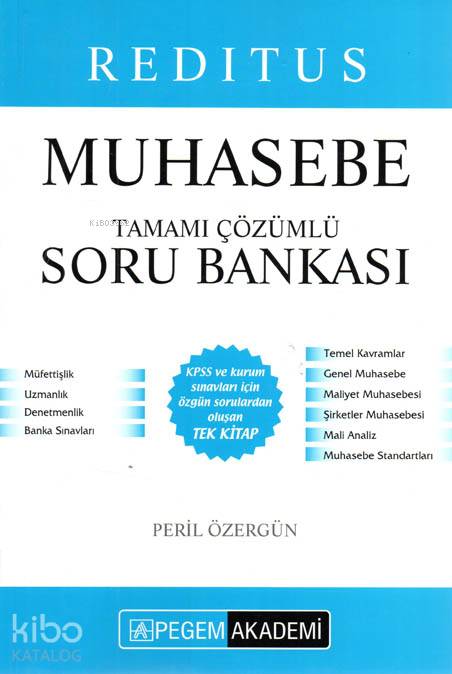 KPSS 2021 Redıtus Muhasebe Tamamı Çözümlü Soru Bankası