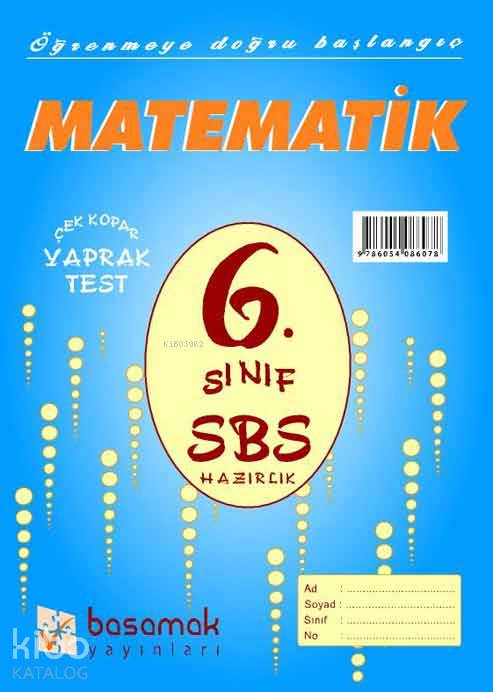 6. Sınıf Matematik Yaprak Test Kitapçığı