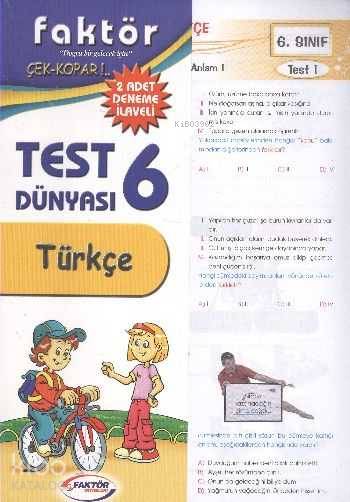 6. Sınıf Türkçe Test Dünyası