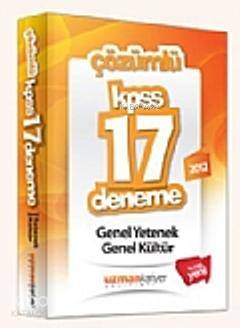 KPSS Genel Yetenek Genel Kültür Tamamı Çözümlü 17 Deneme Sınavı