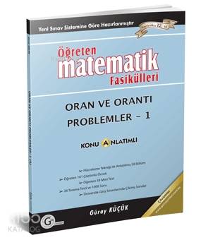  Gür Yayınları Öğreten Matematik Fasikülleri Oran ve Orantı Problemler 1 Gür | Güray Küçük | Gür Yayınları | 9786056201592 | 