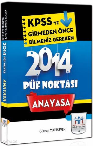 KPSS Anayasa Püf Noktası (2014)