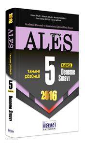 ALES Tamamı Çözümlü 5 Fasikül Deneme Sınavı 2016