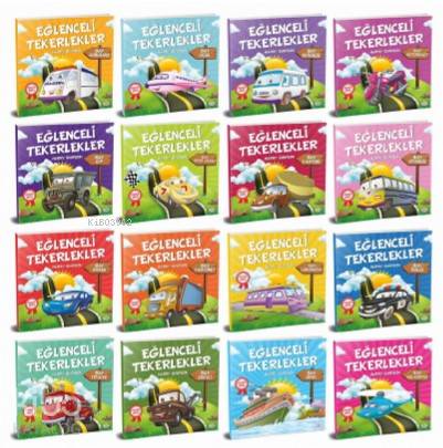  Eğlenceli Tekerlekler 16lı Set | Gizem Ulaş | Ali Osman Başkuyu | Hicran Karatay | Harry Simpson | Dokuz Yayınları | 9786257050418 | 