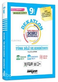  9Sınıf Dekatlon Edebiyat Konu Özetli Soru Bankası | Yusuf Can Seven | Ankara Yayıncılık (Hazırlık) | 9786052662663 | 