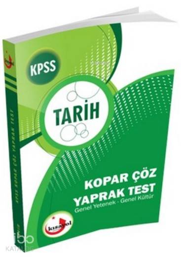 2017 KPSS Tarih Kopar Çöz Yaprak Test