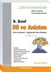 9.sınıf| Dil ve Anlatım Konu Anlatımı ve Uygulamalı Soru Bankası