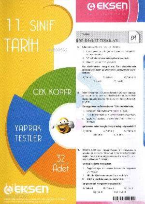 11. Sınıf Tarih Yaprak Testler