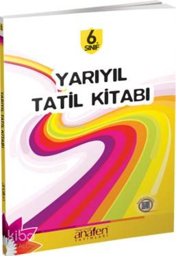 Anafen 6.Sınıf Yarıyıl Tatil Kitabı