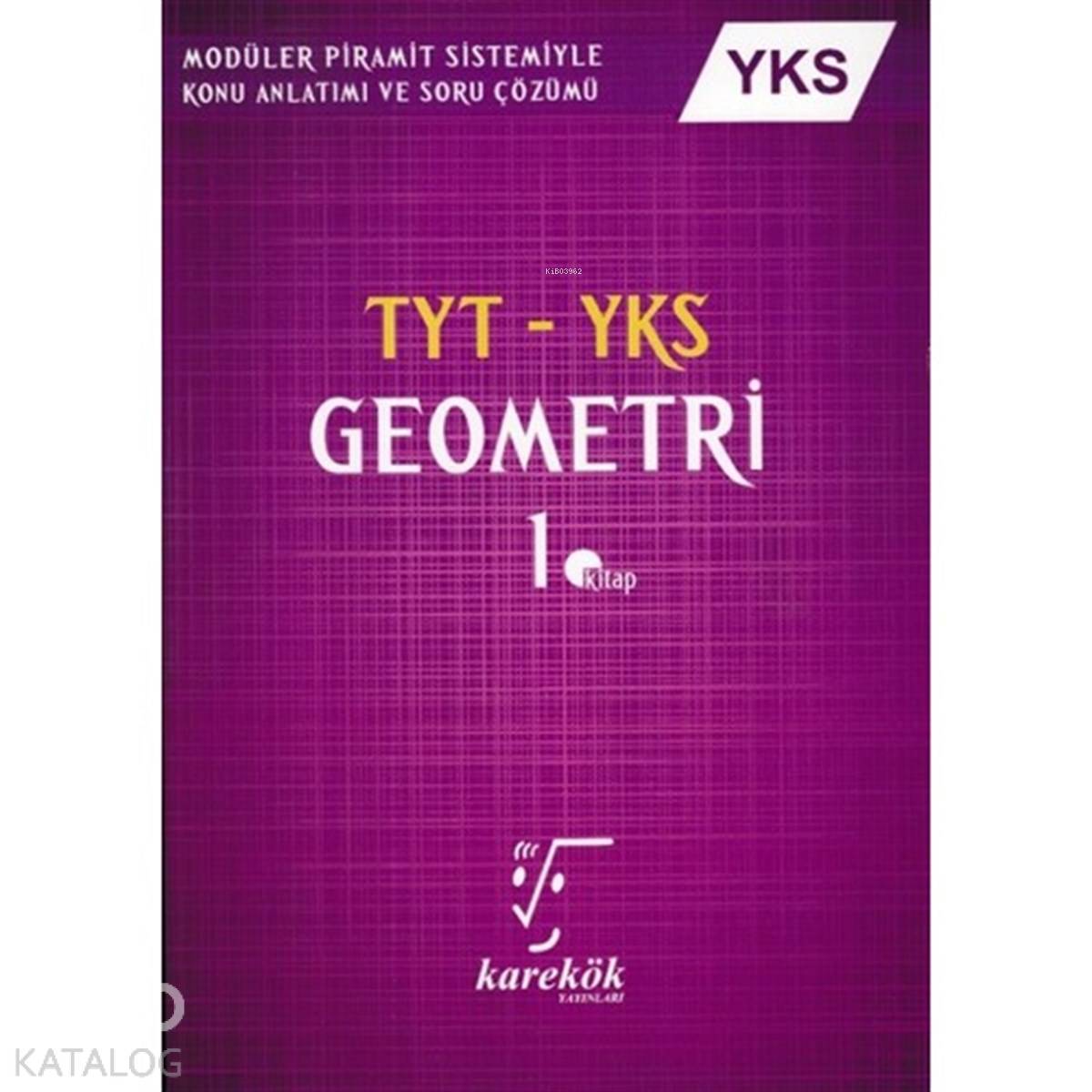 Karekök Yayınları TYT AYT Geometri 1. Kitap Konu Anlatımlı MPS Karekök 