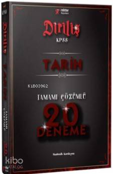 2018 KPSS Diriliş Tarih Tamamı Çözümlü 20 Deneme