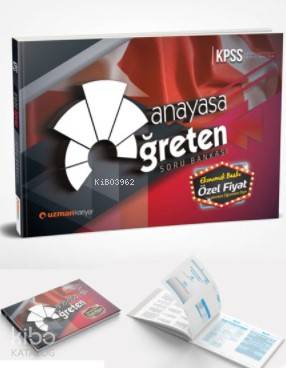 2018 KPSS Anayasa Öğreten Soru Bankası; (Tamamı Çözümlü)