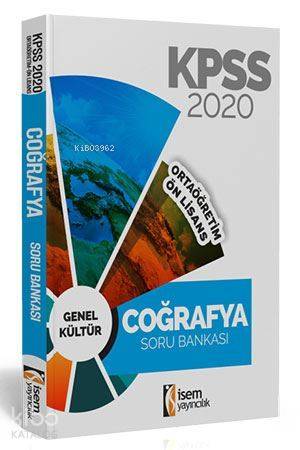 İsem Yayınları 2020 KPSS Ortaöğretim Ön Lisans Coğrafya Soru Bankası