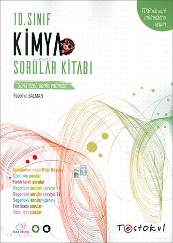 Test Okul Yayınları 10. Sınıf Kimya Sorular Kitabı Test Okul 