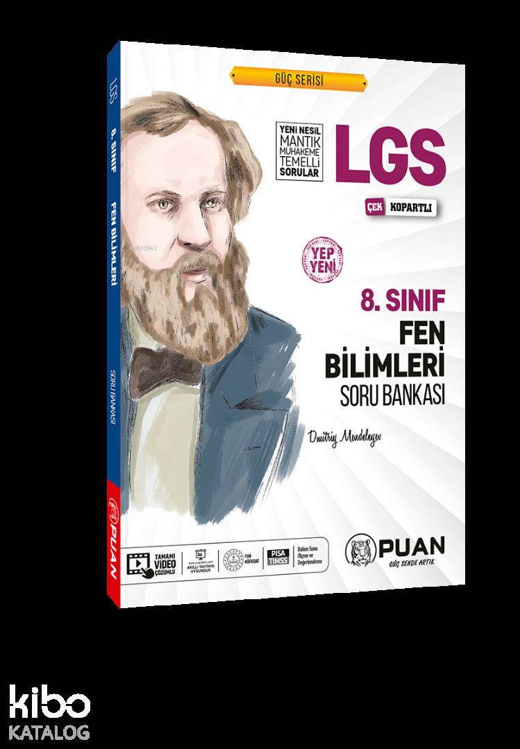 Puan Yayınları 8. Sınıf LGS Fen Bilimleri Soru Bankası Puan 
