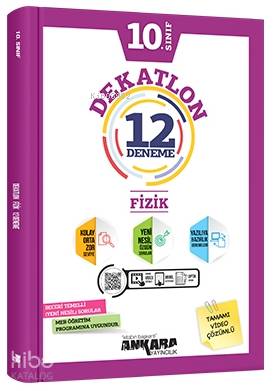  10Sınıf Dekatlon Fizik 12 Deneme | 10Sınıf Dekatlon Fizik 12 Deneme | Yakup ÖztürkÖzkan Öztürk | Ankara Yayıncılık (Hazırlık) | 9786052663288 