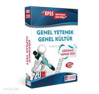 Kpss Genel Yetenek Genel Kültür Çözümlü Yaprak Test