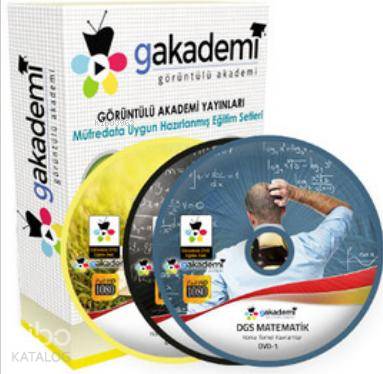 DGS Çözümlü Soru Bankası Eğitim Seti 59 DVD
