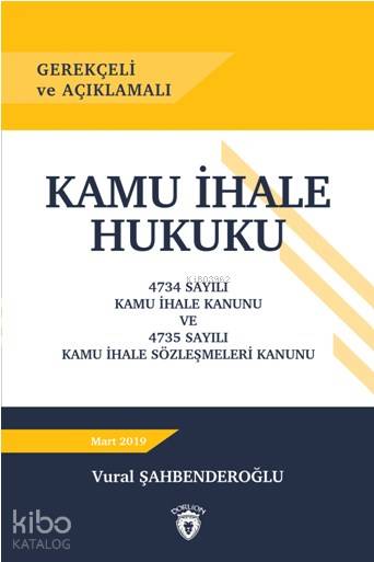  Kamu İhale Hukuku | Vural Şahbenderoğlu | Dorlion Yayınevi | 9786052492567 | 
