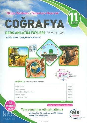 EİS Yayınları 11. Sınıf Coğrafya Ders Anlatım Föyleri EİS 