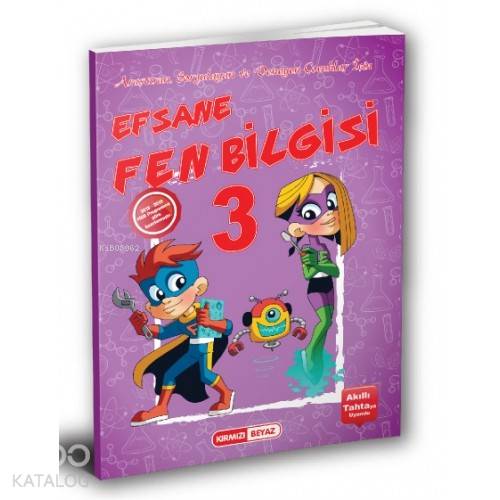 Kırmızı Beyaz Yayınları 3. Sınıf Efsane Fen Bilgisi Kırmızı Beyaz 