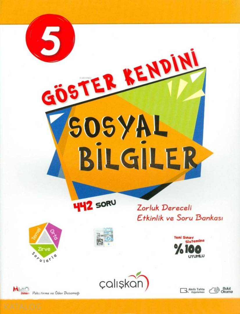 Çalışkan Yayınları 5. Sınıf Sosyal Bilgiler Göster Kendini Soru Bankası Çalışkan 